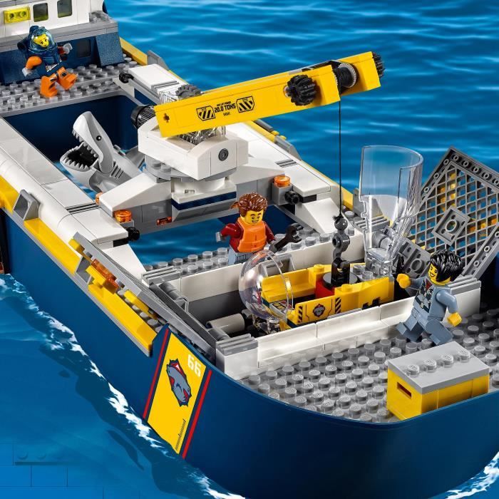 LEGO City Expéditionnaire Fête sous-Marin Exploration Navire 60266 Neuf De  Japon