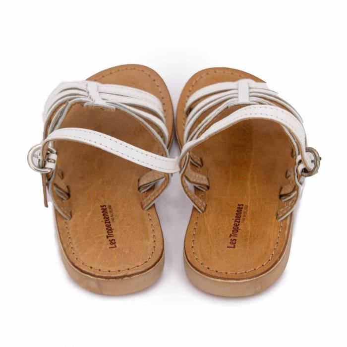 Sandales blanches pour fille LES TROPEZIENNES PAR M.BELARBI