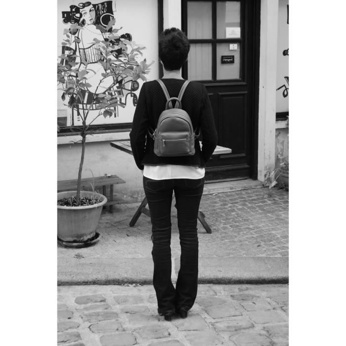 Sac à Dos en cuir femme OH MY BAG Modèle Kyoto (petit modèle