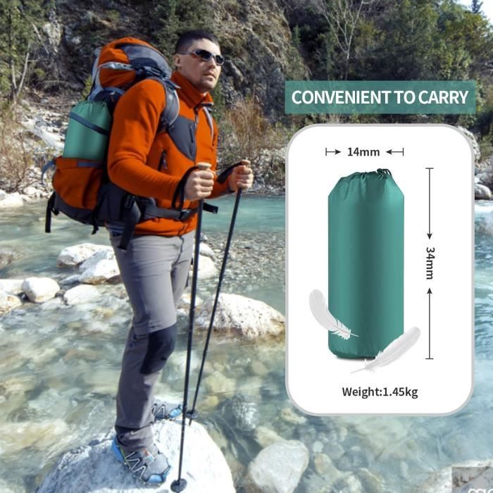 Matelas Gonflable Autogonflant EXLECO 2 Personnes – 123 Cm, 8 Cm D'épaisseur, Pompe à Pied Intégrée, Pour Camping