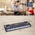 61 keys clavier Piano électronique pour enfant avec haut-parleur Microphone cadeau pour fille garçon Noël anniversaire-3