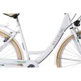 Vélo de ville dame 28'' Toscana 6 vitesses blanc KS Cycling-3