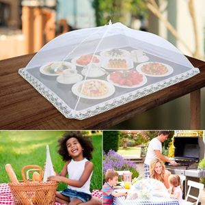Cloche Alimentaire Fer Rouge Avec Poignée Ergonomique Couverture Maille Transparente Pour Barbecue Pique Et Repas Plein Air30cm 90540924