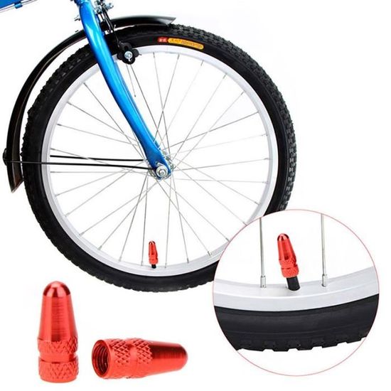 MoreChioce Bouchons de Valve en Alliage D/'aluminium Bouchons Anti-Poussière pour Valves de Pneu Bouchons de Valve pour la Plupart des Voitures et Vélos,Noir 2 Pcs Bouchons de Valve de Pneu