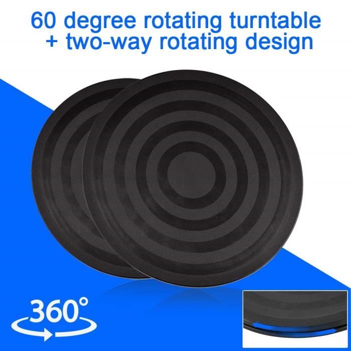 3 '' - 6 '' disque rotatif acrylique 360 pour plateau tournant