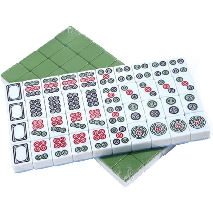 holexty Mahjong Chinois | Mini tuiles Mahjong - Majiang Portable avec