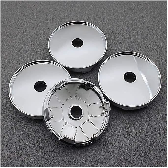 Cache-moyeux Bouchons De Roue 50mm - 4 Pièces - Pour Fiat Abarth 500, Panda, 124 Spider - ABS
