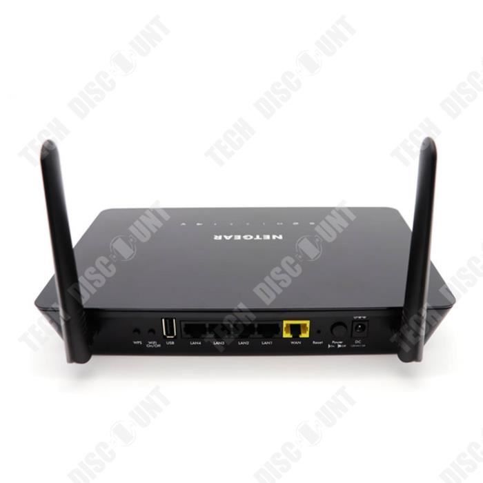 Tech Discount - TD® Routeur domestique netware 5G sans fil fibre optique  filaire wifi port gigabit haute vitesse ac1200 double gigabit - Modem /  Routeur / Points d'accès - Rue du Commerce