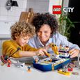 LEGO® City 60266 Le bateau d’exploration océanique, Jouet qui Flotte, Ensemble sous-marin avec Animaux pour Enfants 7 ans-4