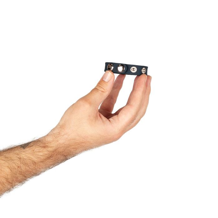 Sangle Testiculaire Ball Strap Classic En Silicone Noir - Marque Boners - 35g - Neuf