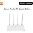 Xiaomi Routeur 4A Version Gigabit WiFi sans fil 2.4GHz 5GHz Dual Band 1167Mbps 4 Antennes à gain élevé Mémoire 128 Mo Mémoire-0