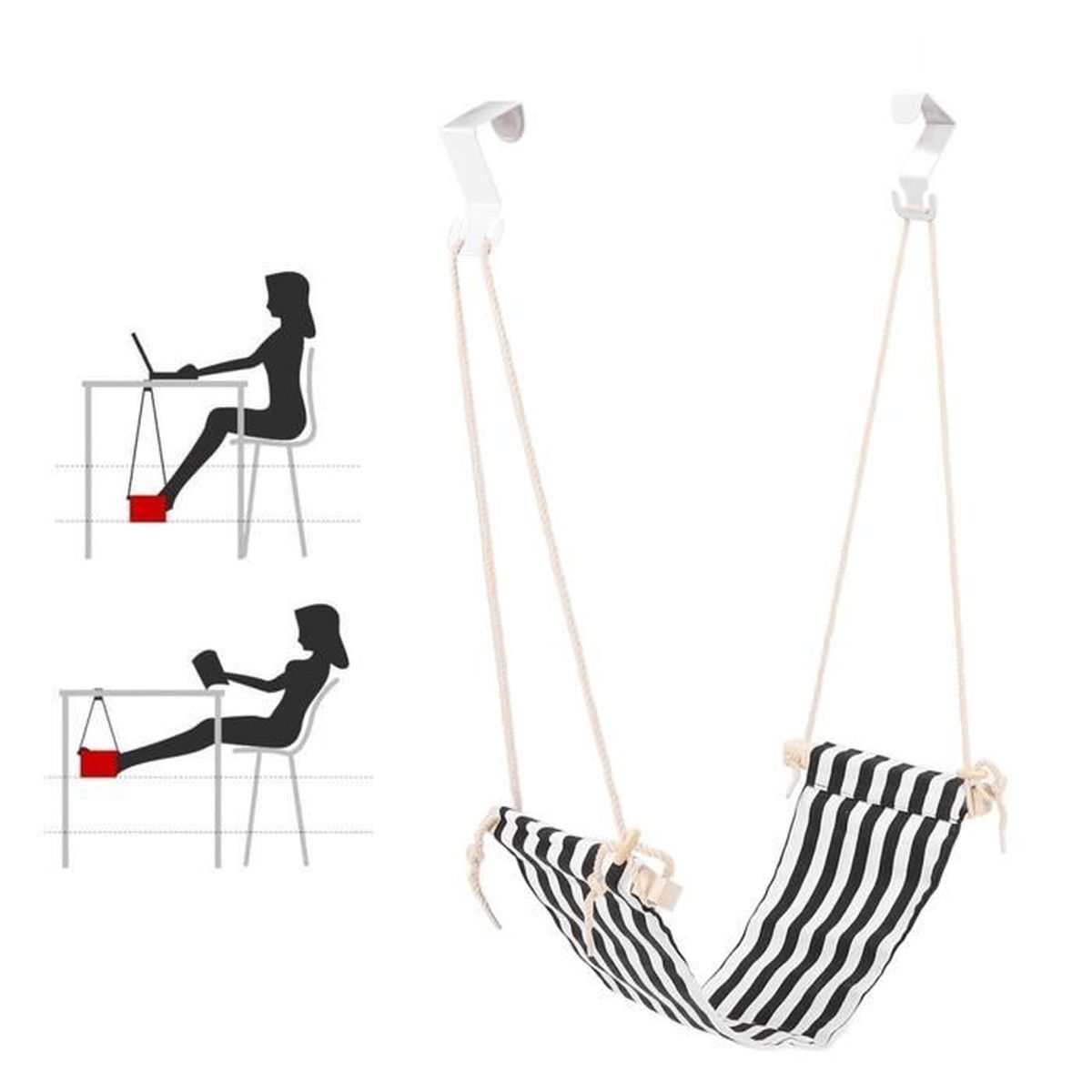 Lit Bébé Avion Portable - Hamac Repose-pieds Pour Siège, Voyage En Avion Ou Voiture