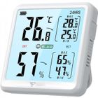 HAOPYOU Thermometre Interieur 3s Actualiser Hygromtre Interieur avec rtroclairage tactile Max Min enregistrement