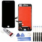Visiodirect® Ecran complet: Vitre + LCD sur châssis compatible avec iPhone 8 Plus NOIR + Kit outils + Colle B7000 Offerte