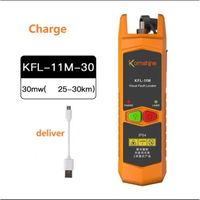 FIBRE OPTIQUE Charger 30MW-Localisateur visuel de défaut du laser  de KFL-11 de Komshine V1905 FTTH aste de SC-ST-David d'