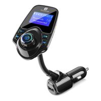TRANSMETTEUR FM DE VOITURE Transmetteur FM Bluetooth pour voiture Houzetek