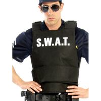 Gilet SWAT - Police Prisonnier - Adulte - Homme - Noir - Polyester - Extérieur - A partir de 18 ans