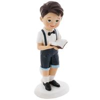 1 Figurine résine communiant garçon avec Missel 15.5cm REF/13201 (fête Communion)