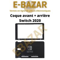 Coque intégrale Nintendo Switch 2020 - EBAZAR - Officielle - Noir - Garantie 2 ans