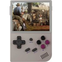 Console de jeu Portable rétro RG35XX, système Linux, écran IPS 3.5 pouces, lecteur vidéo de poche Cortex-A9, plus 13000 jeux-gris