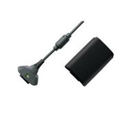 Play & Charge pour Xbox 360 - Batterie 3600 mAh + câble chargeur 1 mètre - Noir - Straße Game ®