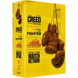 DVD FILM DVD Coffret Boxe : Creed + The Fighter + La rage a