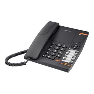 Téléphone fixe Téléphone filaire Alcatel Temporis 380 - Noir - Ma