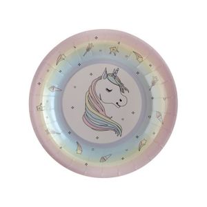 Atmosphera Assiette licorne en céramique 