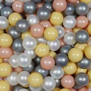 PISCINE À BALLES Mimii - Balles de piscine sèches 400 pièces - perle, or rosa, beige, argent