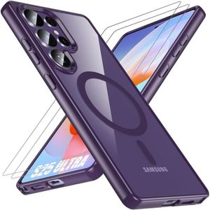 Protection Objectif Caméra S25 Ultra - Verre Trempé + Alliage Aluminium - 3 Pièces - 4