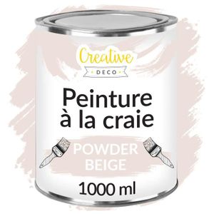 PEINTURE - VERNIS Creative Deco Peinture Craie Beige Poudré | 1L | M