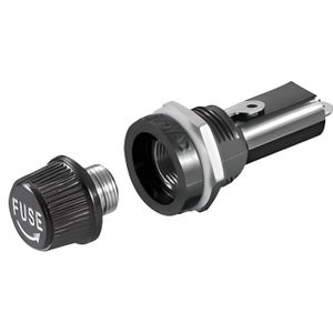 30 AC 125V 15A 5pcs Support de fusible électrique monté sur panneau Support de fusible avec cache-vis Support de fusible à souder pour fusibles en verre 6 250V 10A