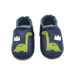 Mejale Chaussons Cuir Souple Chaussures Cuir Souple Chaussons Enfants Pantoufles Chaussures Premiers Pas Dessin animé Canard 
