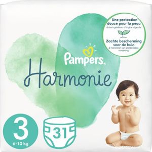 COUCHE PAMPERS Harmonie - Couches taille 3 (6-10 kg) 31 couches