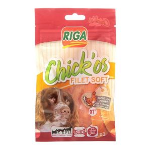 RIGA Chick'os Filet de poulet Soft Friandises pour chien - Sachet 80 g RIGA Chick'os Filet de poulet Soft Friandises pour chien - Sachet 80 g