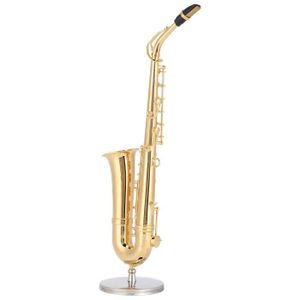 Kit de saxophone de poche Résine portable Mini saxophone Sax Alto avec sac  de transport Tableau de doigté pour débutants Instrument à vent