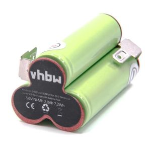 90016584800 90016585000 vhbw NiMH battery 2000mAh for vacuum cleaner home cleaner replaces AEG/Electrolux 90005510600 7.2V 90016553200 