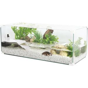 AQUARIUM Aquarium tortue Karapas Aqua 100 Pro blanc - Zolux Blanc