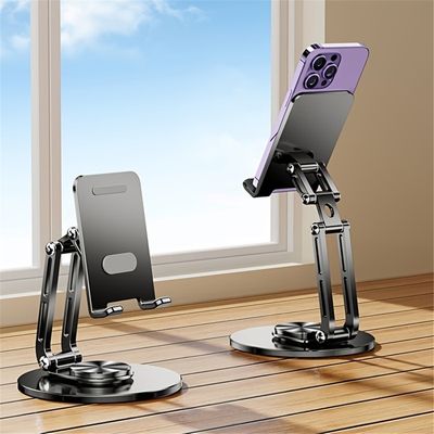 Support Téléphone Lit Col De Cygne 85cm Rotation 360° - Bras Long Réglable Universel Pour Smartphone