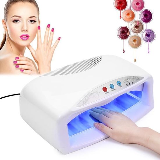 Lampe UV 54W UV à Séchage Vernis à Ongles Rapide Avec Ventilateur et Minuteur Cdiscount