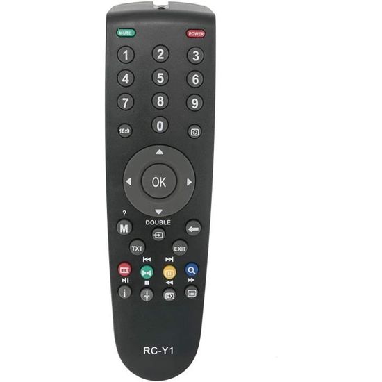 ALLIMITY RC-YC1 Telecomando Sostituisci per Grundig RCYC1 720117145600 22XLE3220BA 32GLX2500 32GLX2600 32GLX4000 32VLE4300BA 32XLC3200BA 32XLC3220BA 32XLC325BA