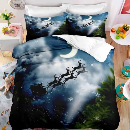 Parure De Lit Batman Vs Superman 160x200 Cm – Housse Couette + Taie D'oreiller – Bleu
