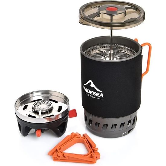 Set De 2 Pots De Camping En Inox – Léger, Pliable, Idéal Rando, Survie, Cuisine Outdoor