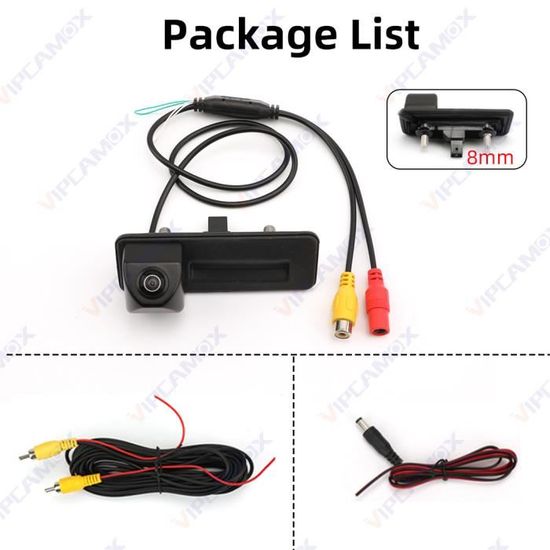 Caméra De Recul Sans Fil, Moniteur HD 5",Étanche IP69, AHD 720P