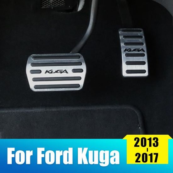 Couvercles Pédales Frein Et Accélérateur Pour Ford Kuga/Escape 2013-2019 - 3 Pièces Acier Inox
