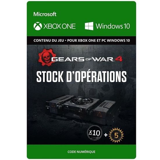 DLC Gears of War 4: Stock d'Opérations pour Xbox One et Windows 10
