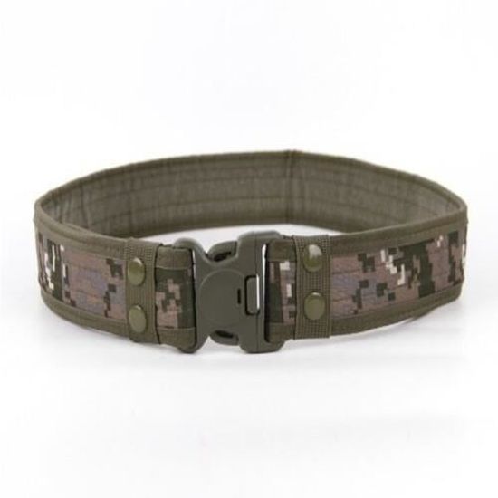 Ceinture tactique à boucle enfichable en métal à dégagement rapide pour