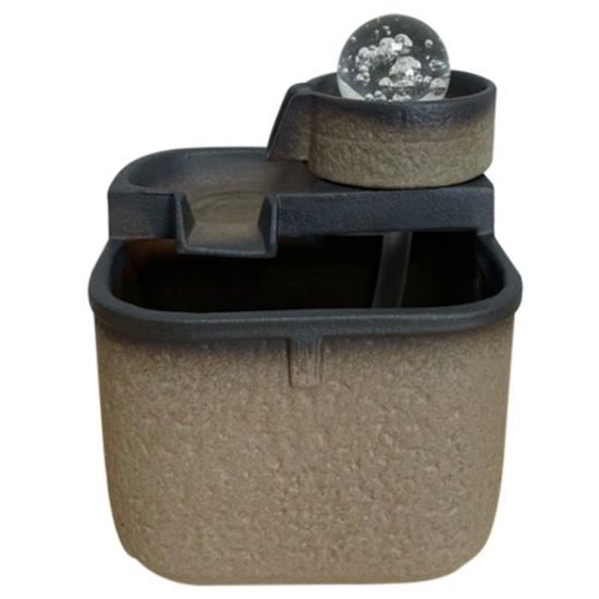 1pc céramique courante eau ornement cascade de bureau décoration de la