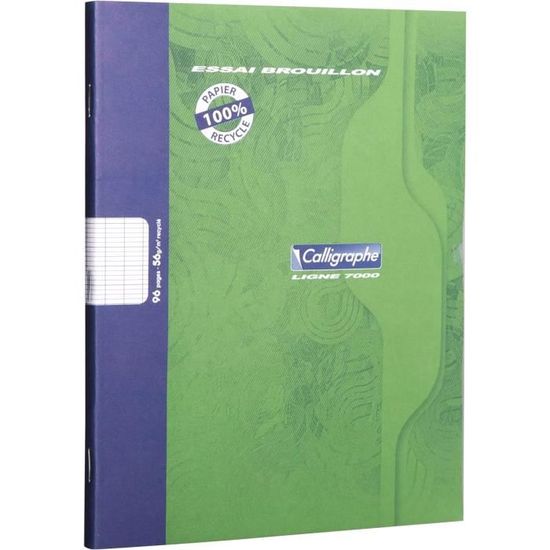 Clairefontaine 984409C Un Cahier Agrafé Koverbook Orange - 24x32 Cm - 48 Pages Grands Carreaux - Papier Blanc 90 G - Couverture Polypro