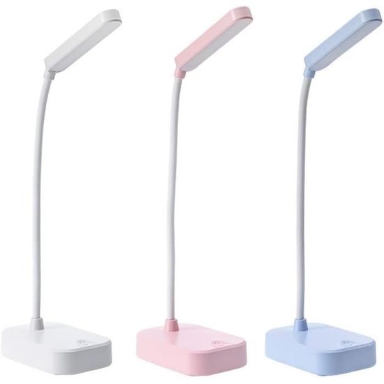 Lampe De Bureau LED Sans Fil Pliable 3000mAh – 3 Températures + 3 Intensités Tactile – Rechargeable Portable Pour Étude & Nuit